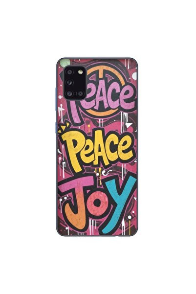 OEM Husa compatibila cu Samsung Galaxy A31 Silicon Gel Tpu Model Peace and Jo...