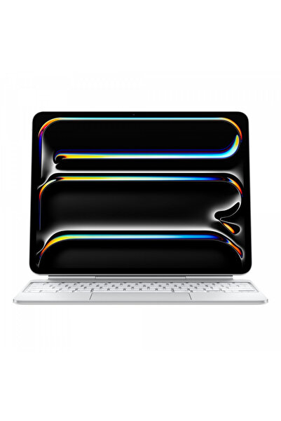 Apple Tastatură magică iPad Pro 13 inch (M4) - Engleză Internațională - Albă