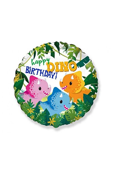 Godan Balon din folie La mulți ani - Dinozaur
