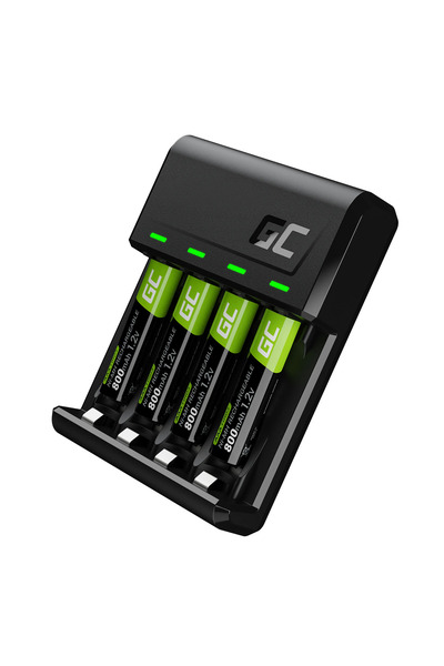 Greencell Încărcător VitalCharger + 4 baterii AAA 800mAh