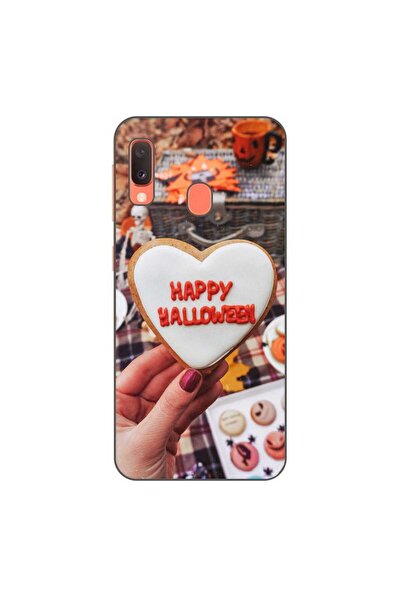 OEM Husa compatibila cu Samsung Galaxy A20e Silicon Gel Tpu Model Happy Hallo...