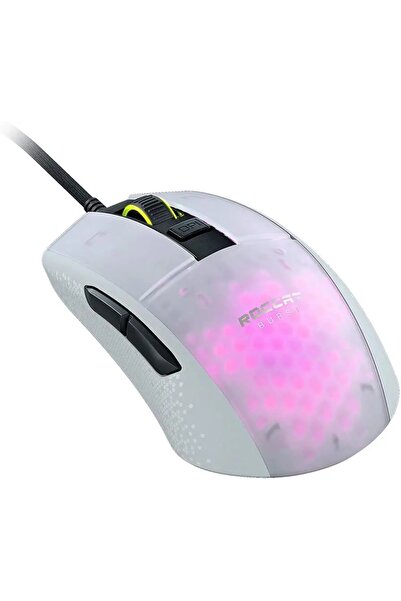 Kraft&dele Mouse de gaming Roccat Burst Pro AIMO RGB USB Alb