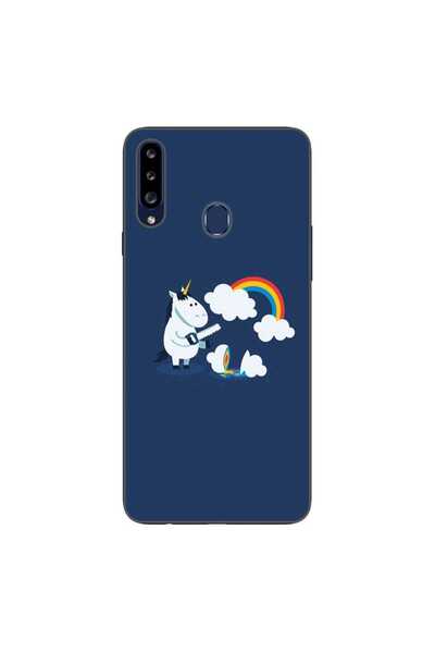 OEM Θήκη συμβατή με Samsung Galaxy A20S Σιλικόνης Gel TPU με σχέδιο Μονόκερος...