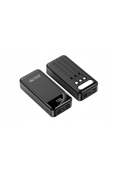 Extralink Powerbank EPB-124 30000 mAh 4,5A 22,5W Încărcare rapidă Negru