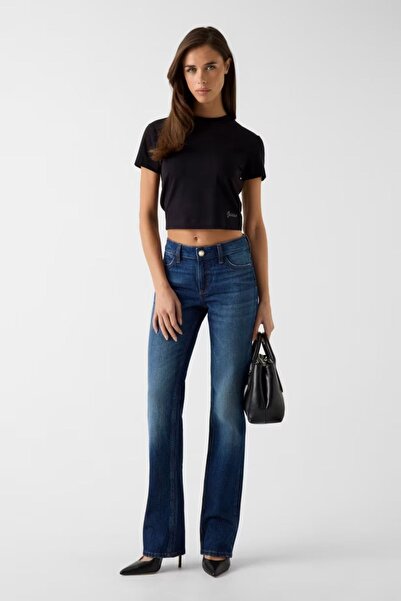 Guess Pantaloni denim pentru femei albaștri