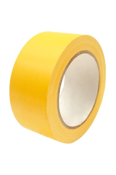 OEM Bandă adezivă de marcare galbenă, 50mm x 33m