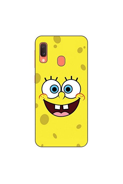 OEM Θήκη συμβατή με Samsung Galaxy A20e Σιλικόνης Gel TPU με σχέδιο Σφουγγαρά...