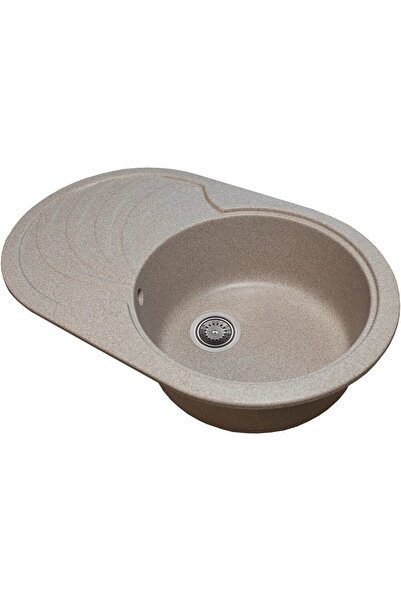 Hausberg Chiuveta bucatarie Sanitec NS SN9033DR-BEJ, granit-compozit, 1 cuva ...