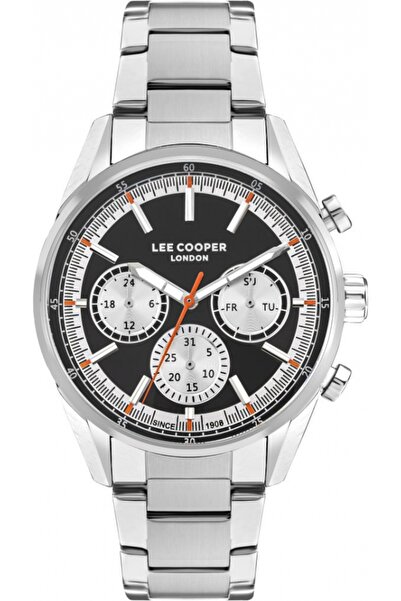 Lee Cooper Ceas de modă din oțel pentru bărbați LC07986.350, pentru un cadou.