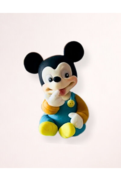 FigurinArt Figurină tort pastă de zahăr - Baby Mickey - Handmade