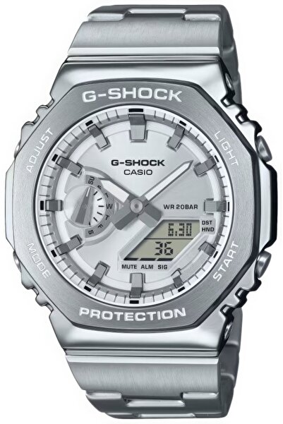 G-SHOCK Ceas sportiv pentru bărbați GM-2110D-7AER, din oțel inoxidabil, rezis...