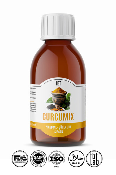 Curcumix - Zerdeçal, Çörek Otu Yağı ve Zeytinyağlı Sıvı Ekstrakt Karışımı | 150 ML