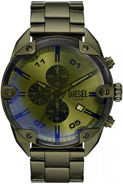 Diesel Ceas de modă verde DZ4670 pentru bărbați, pentru Halloween
