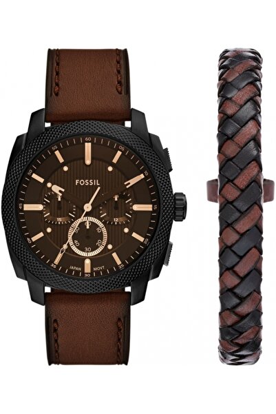 Fossil Set de modă maro pentru bărbați FS6102SET.