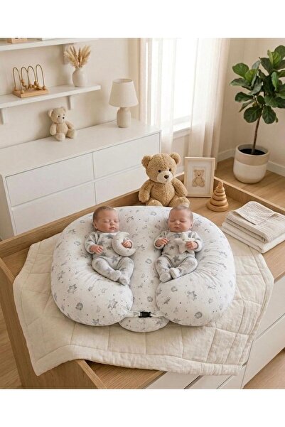 TREVO Twin Baby Breastfeeding and Support Pillow with Belt Buckle