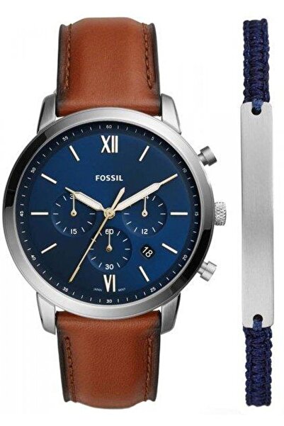 Fossil FS5708SET set bărbătesc, bleumarin, modă