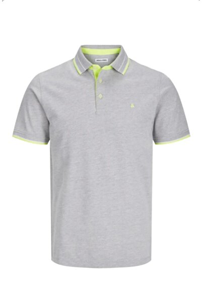 Jack & Jones JACK JONES Erkek Büyük Beden Polo Yaka Tişört 12143859