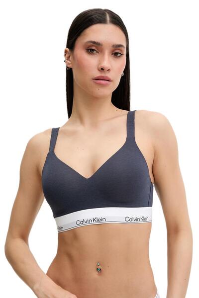 Calvin Klein Kadın Lacivert Bralet LV00QF8500
