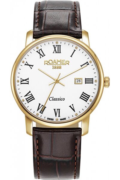 Roamer Ceas bărbătesc 971856 48 25 05, maro clasic — pentru cupluri.