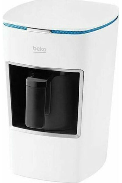 Beko BKK 2300 Καφετιέρα Ελληνικού Καφέ 670W με χωρητικότητα 250ml Λευκή