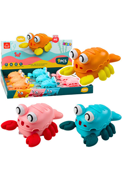 LeanToys Crawler interactiv cu motor MIX, colorat, pentru plimbare
