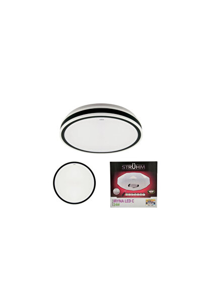 Struhm Plafoniera AURELIA LED C, 24W, 4000K, 03775, Alb/Negru