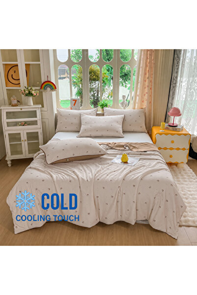 Lenjeria Pufoasa Pilotă de Vară Premium Cooling Touch 200x230 cm + 2 Fețe de ...
