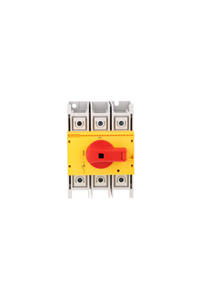 lovato 3P 100A Deconector de izolare Buton galben/roșu GA100ARY
