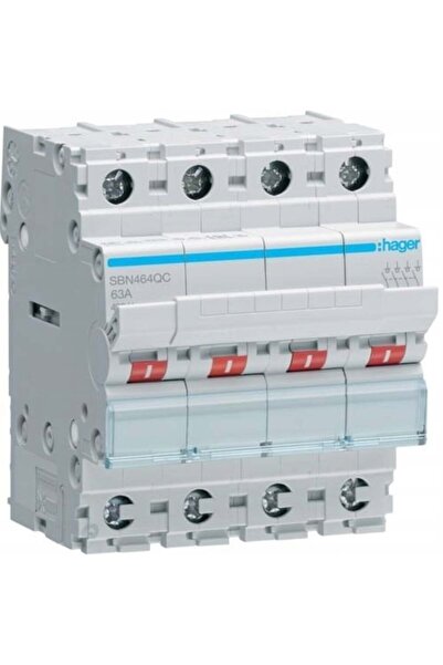 hager 4P 63A 400VAC QuickBar deconector modular de izolare SBN464QC