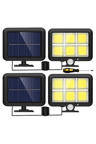 Deliny Solar lamp set of 2, Deliny, 120 LED, adjustable, motion sensor, black
