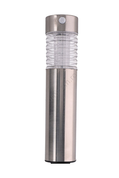 Grundig Lampa solara cu senzor, Grundig, Metal, 600mAh, Crom mat