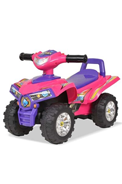 vidaxl ATV electric pentru copii cu sunete și lumini, roz și violet