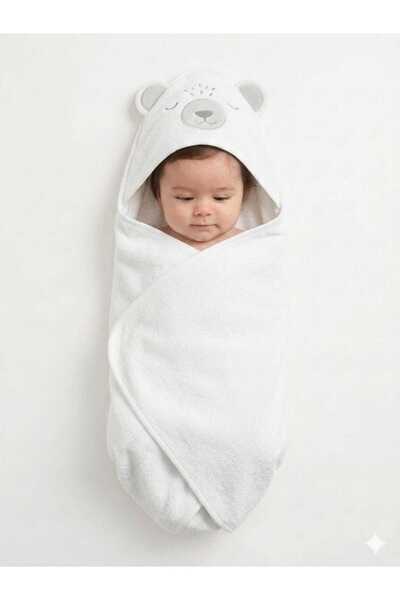 sea gulf Newborn Baby Towel with Hood Suitable for Newborns to 9 Months Old
