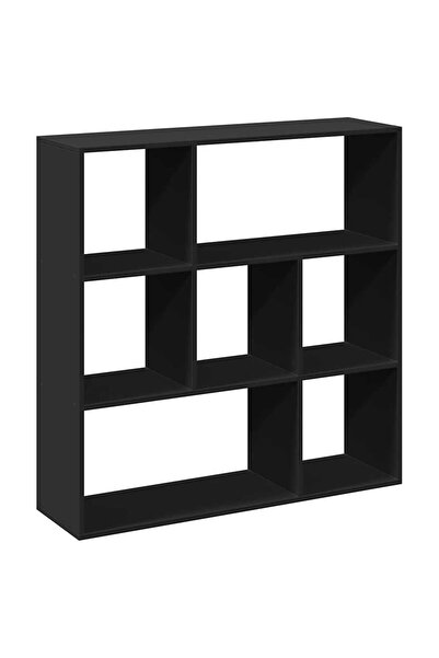 vidaxl Bibliotecă/separator cameră negru 102x29x103,5 cm lemn