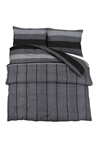 vidaxl Set husă de pilotă, Gri închis, 260 x 240 cm, Bumbac
