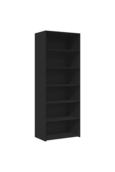 vidaxl Dulap înalt, negru, 70 x 41 x 185 cm, lemn prelucrat