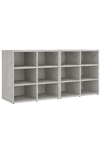 vidaxl Pantofare, 2 buc., gri beton, 52,5x30x50 cm
