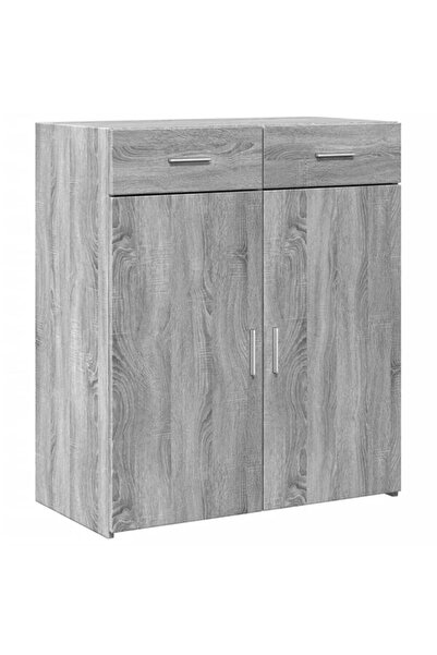 vidaxl Dulap, Gri Sonoma, 80 x 42.5 x 93 cm, Lemn prelucrat