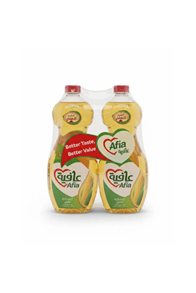 Afia Pure Corn Oil Enriched With Vitamin A, D And E- 2X1.5Ltr