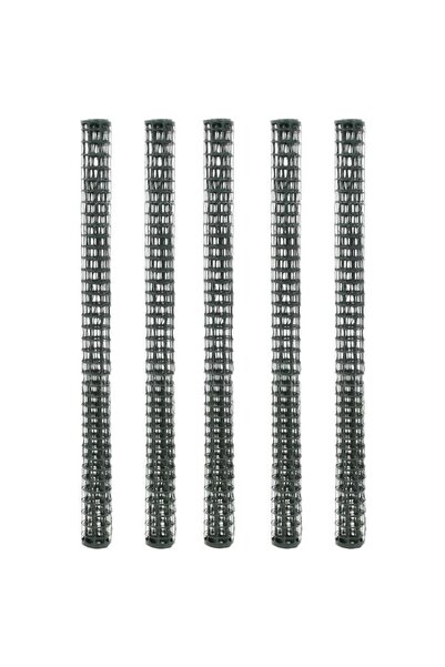 vidaxl Plase pentru gard de grădină, 5 bucăți, verzi, 1 x 1,2 m, HDPE