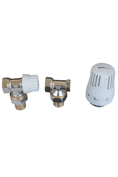 Everline EVP-SRT12A Thermostatic set for 1/2" radiator, Brass