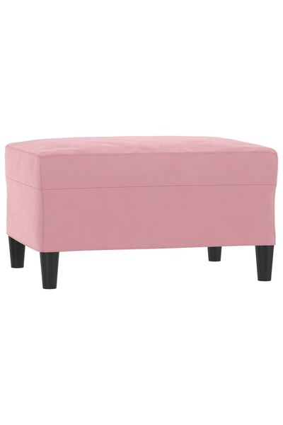 vidaxl Taburet, roz, 70x55x41 cm, catifea
