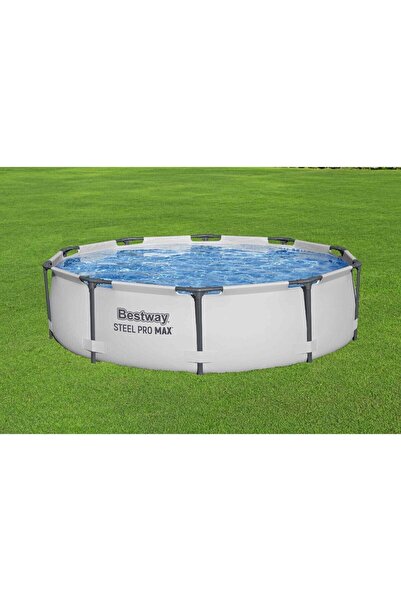BESTWAY Piscina Pro Max 56406 cu structură metalică, supraterană, rotundă, 30...