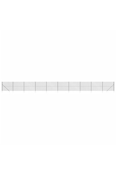 vidaxl Gard din plasă de sârmă cu țăruși de fixare, antracit, 1,6 x 25 m