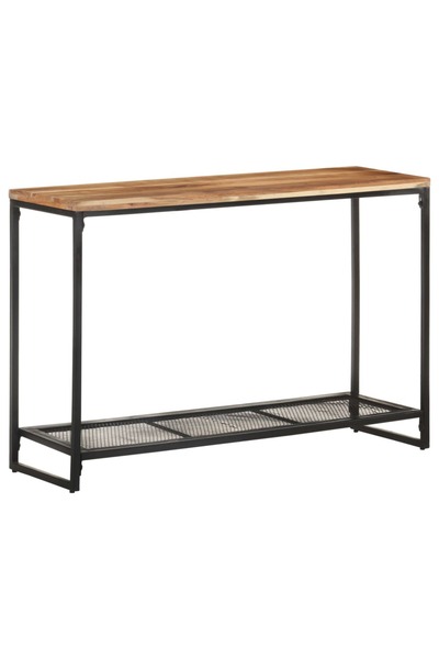 vidaxl Masă consolă, 110 x 35 x 75 cm, lemn masiv de acacia
