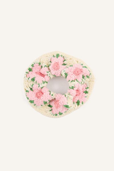DeFacto Women's Floral Knitted Hair Elastic H9994Axns