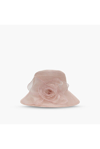Juniors Hat with Floral Detail