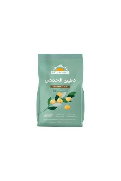 natureland دقيق حمص 500 جم أرض الطبيعة