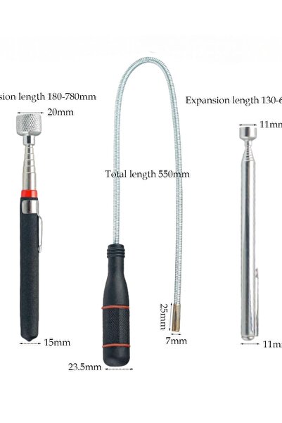 OEM Instumente recuperare, 2 buc telescopice, 1 buc flexibila, prevazute cu m...