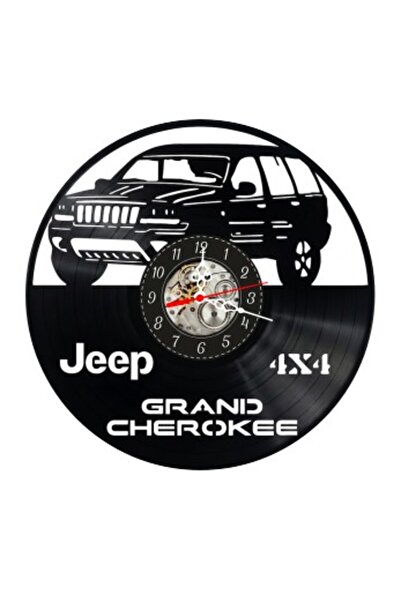 JEEP Ceas de perete decorativ din disc de vinil, model Grand Cherokee / Auto ...